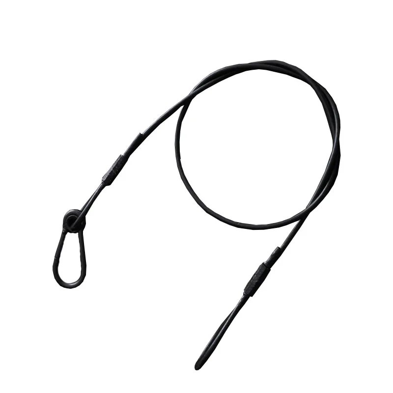10pcs/Lot BLACK Stainless Steel Safety Wire Ropes Stage DJ Lighting Par Lamp Security Cables