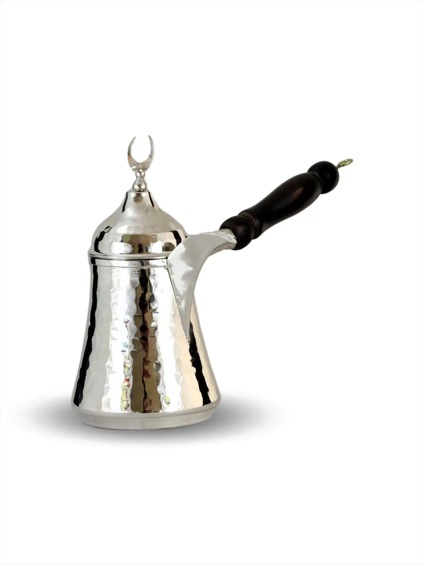 DOLBOVI Mırra Medium Size Wooden Handle Copper Arabic Coffee Pot Milk Pot 700 ml Coffee maker турка для кофе cafetera