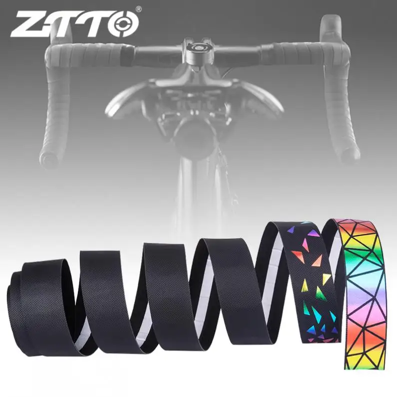 

2pcs Bicycle Handlebar Tape Steering Wheel Cover Road Bike Cycling Handle Non-slip Belt Rubber Tape Bike Accessories Handle Belt