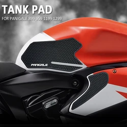 Pegatinas laterales antideslizantes para tanque de combustible de motocicleta, almohadilla impermeable para DUCATI PANIGALE V2 899 959 1199 1299