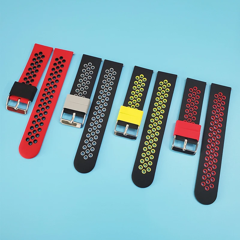 Watch Strap For Xiaomi Huami Amazfit GTS Watchband Amazfit GTR 42mm silicone Bracelet Wrist Band for Amazfit Bip lite Wristband