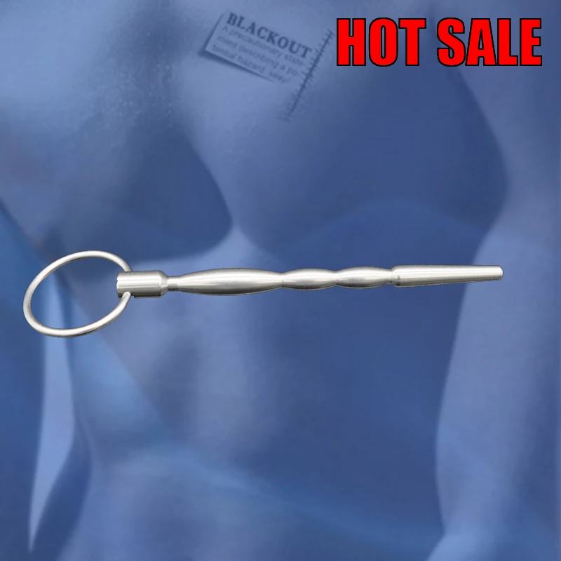 

BLACKOUT Male Stainless Steel Urethra Catheter Penis Urinary Plug Adult Game Urethra Stimulate Dilator Masturbation Rod A045