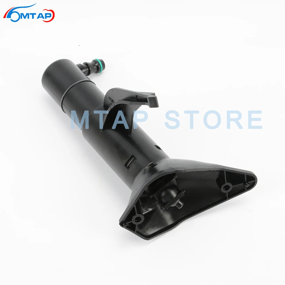 MTAP 2PCS Front Headlight Washer Nozzle For VW Touareg 2011-2013 Headlamp Cleaning Water Spray Jet Actuator 7P6955978 7P6955979