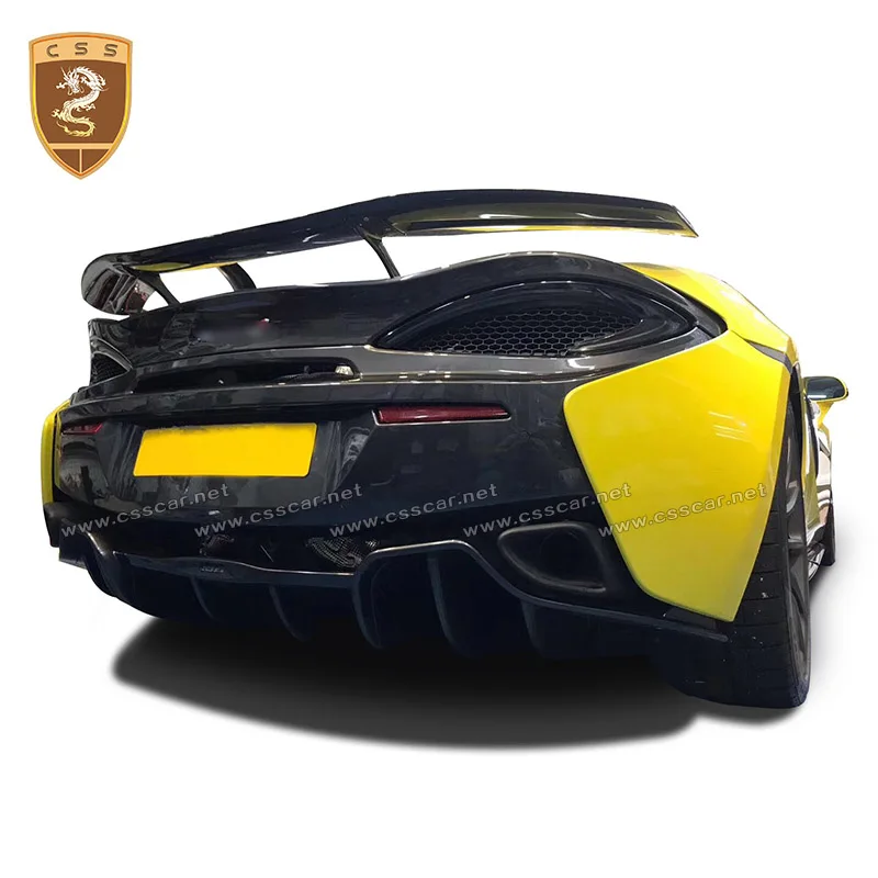 Hot Sale Carbon Fiber Rear Wing Trunk Lip Spoiler For McLaren 540 570s 570 GT 2016 2017 2018 2019 2020 2021 Novitec N Style