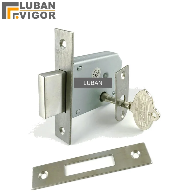 45DB Fire door lock  Invisible Door Lock with 1 key for Pipeline door electrical room door line door