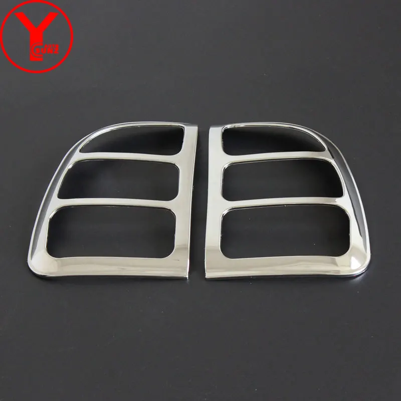 Rear Lamp Cover For TOYOTA RAV4 1996 1997 1998 1999 2000 TailLight Trim Overlay ABS Chrome Back Frame Cover Accessories 1997