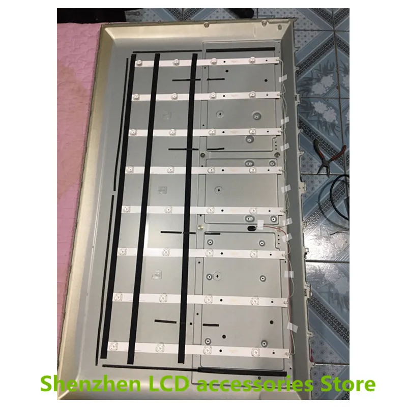 8 Stuks 420Mm 3V Voor 45Inch Tv 45XF 45XS TV-F45 Led Licht Bar 4 Lampen 202006-DS45M6100-01 DS45M61-DS01-V01 DS45M61-DS01-V02