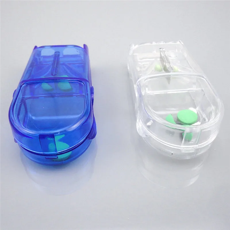 

Portable 7 Days Weekly Pill Caplets, Medicine Tablet Cutter, Divide Storage Box, Plastic Splitters, Health Care Tool