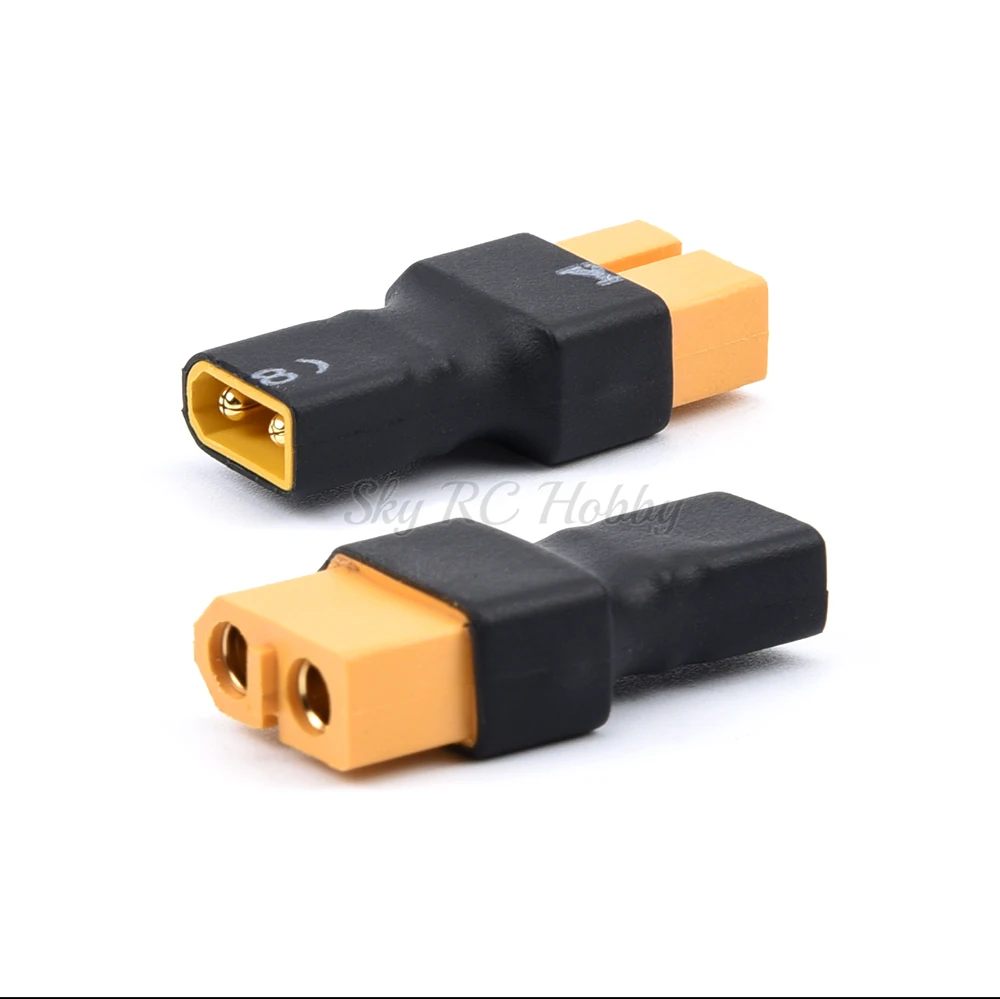 1PCS XT30 Male / Female to XT60 / T Plug Female/Male Power Adapter Converter RC Drone Connector Adapter Battery Converter Plug