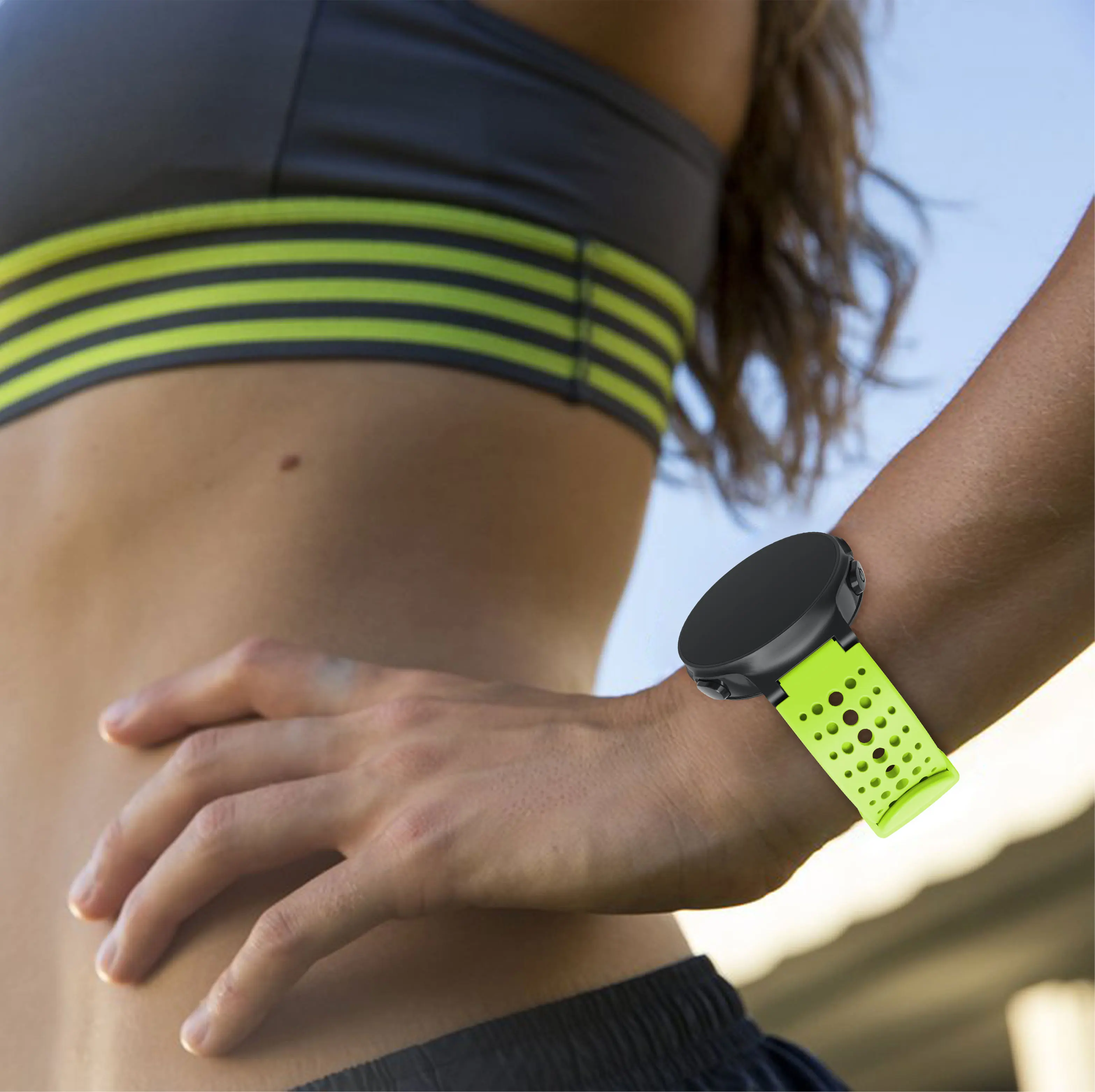 Silicone Wrist Strap Watch Band for Garmin Forerunner 220 230 235 630 620 735 XT Sport Smart Watch Replacement Bracelet