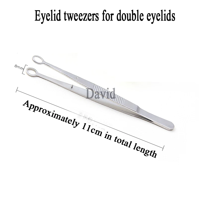 Stainless steel eye ophthalmic tweezers, eyelid artifact, meibomian gland clip, double eyelid micro-surgical tool