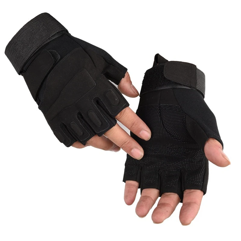 Tactical Gloves Men Women Half Finger Riding Fitness Gloves Cycling Anti-slip Outdoor Sports Fingerless Gloves