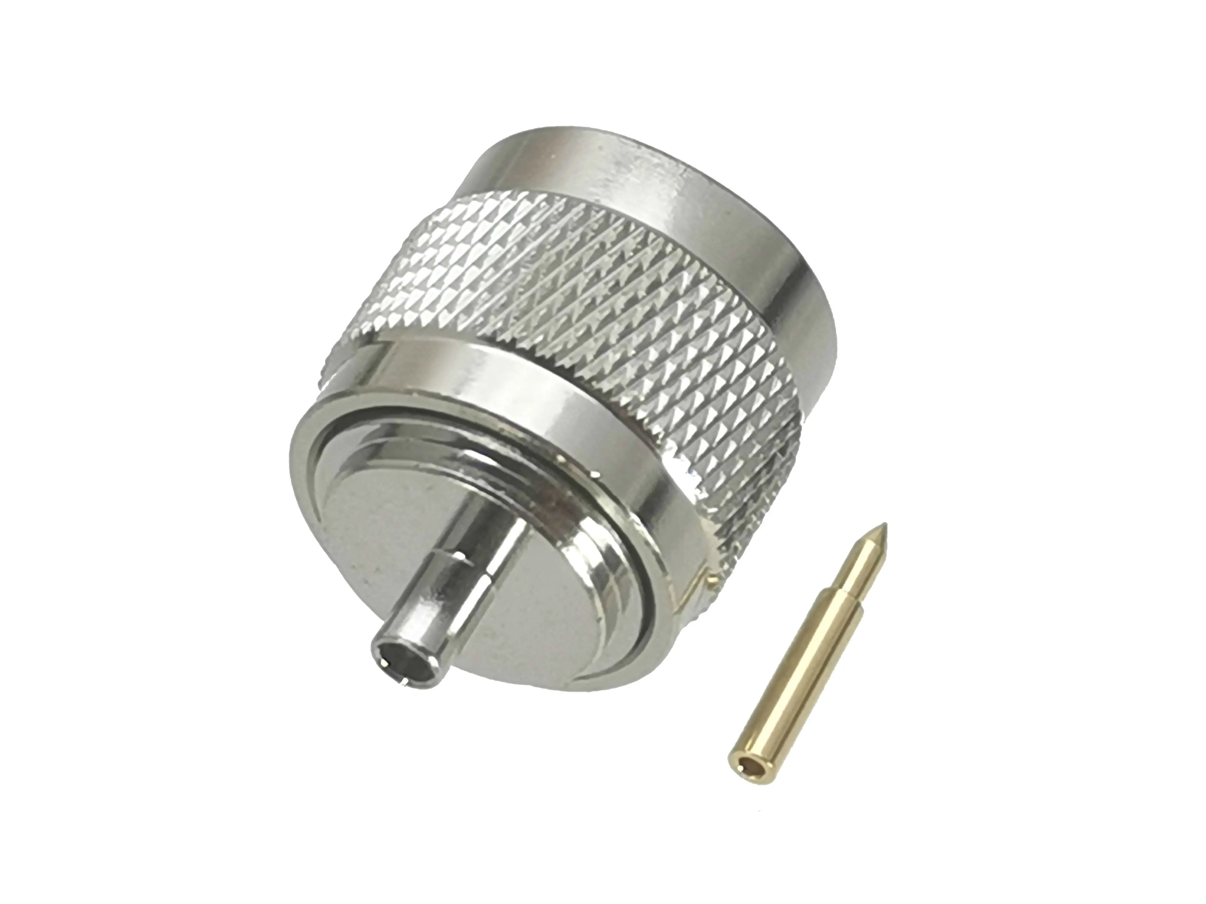 10Pcs Connector N Male Plug Solder Semi-rigid RG405 0.086