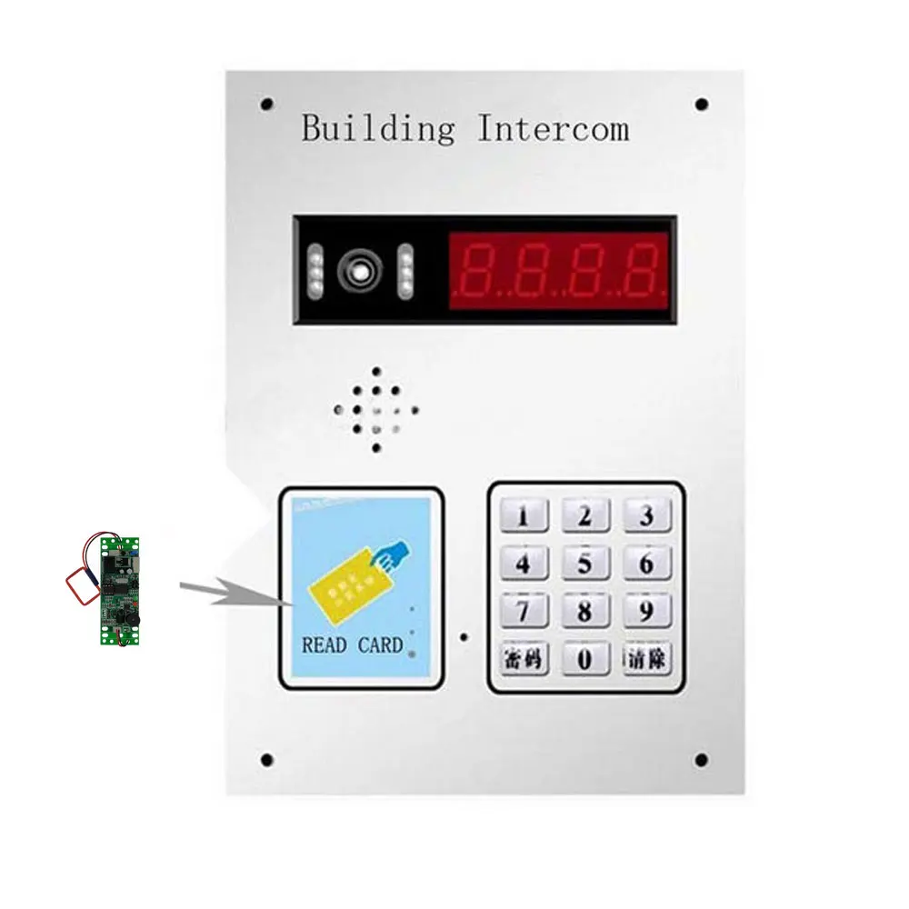 RFID Embed Control Module Lift Access Control 9-24V Power Up To 6cm Reader Range Support Infrared Remote Switch 2pcs Master Card