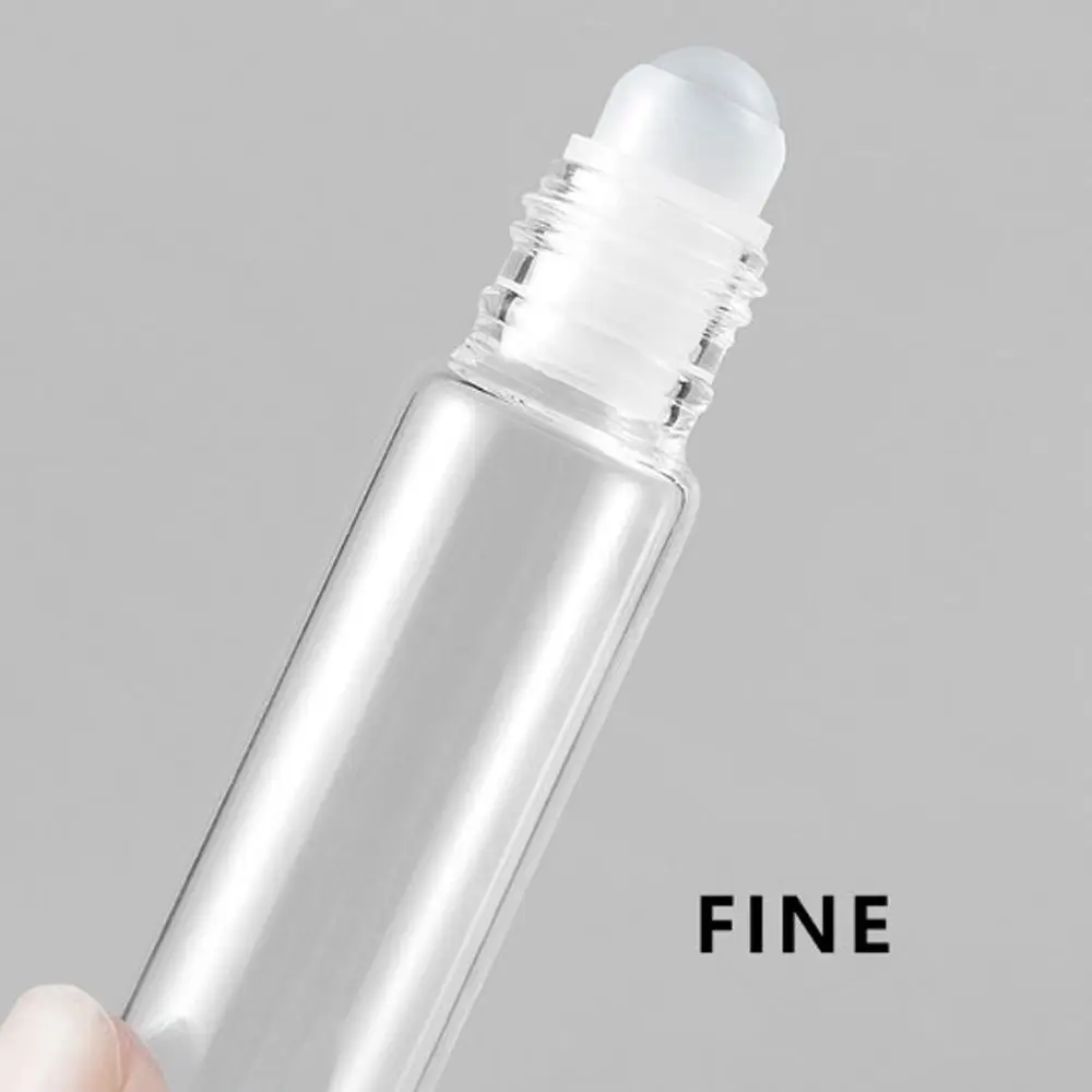 With Roll On Eye Cream With Glass Ball Cosmetic Empty Clear Bottles Rollerball Bottle Glass Roller Bottles Refillable Container