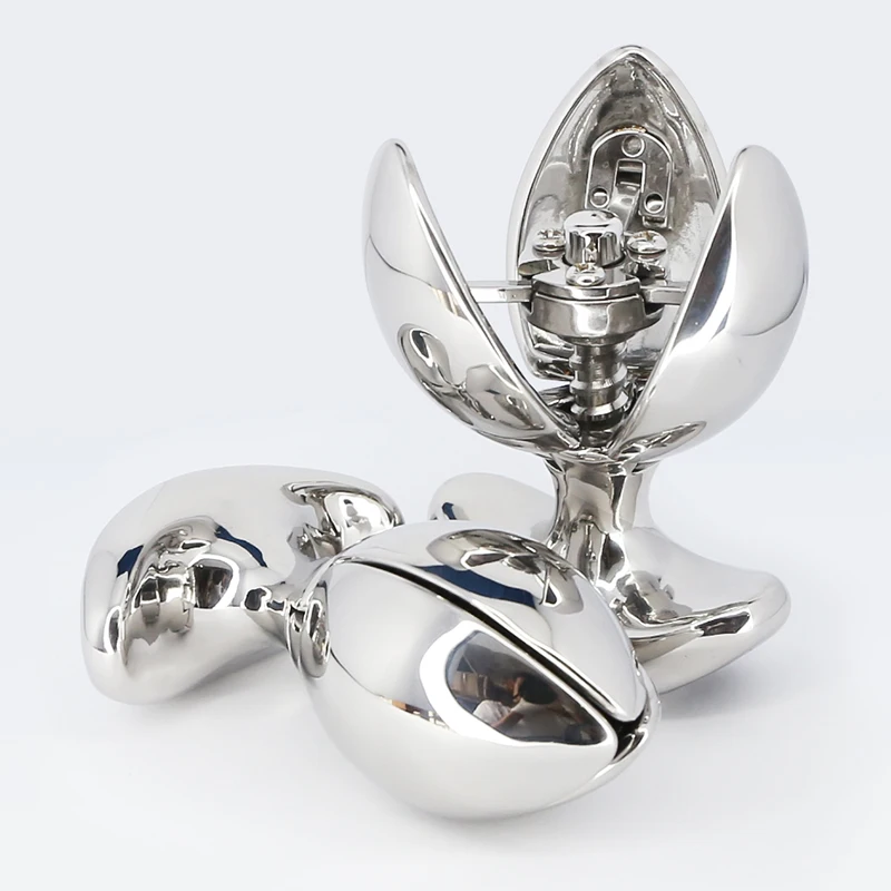 Heavy Anus Beads ASSLOCK Stainless Steel Anal Plug With Lock Expanding Ass ,asslock Butt Plug Big Buttplug Ass Trainer butt plug