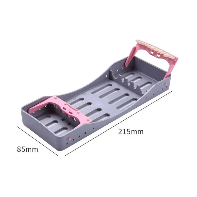 Dental Sterilization Box Autoclave Cassette File Burs Disinfection Holder Surgical Sterilization Box Dental Tool