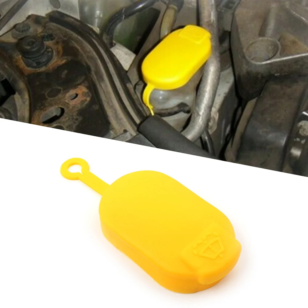 Tapa de depósito de líquido para parabrisas de coche, accesorio amarillo para Renault Clio, Megane, Laguna, Scenic, Kangoo / Master II, 7700411279
