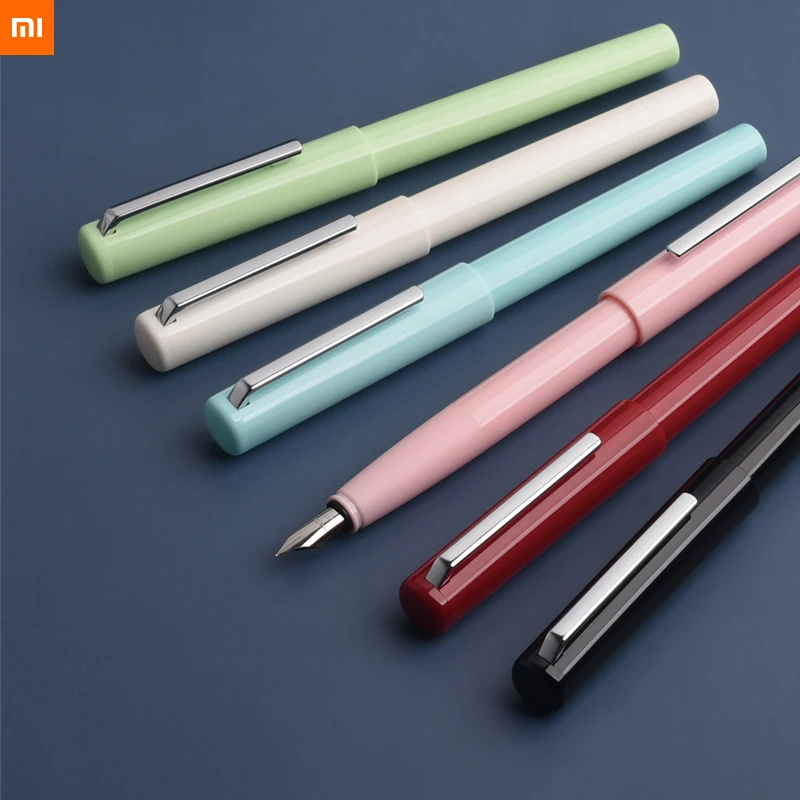 new xiaomi kaco Fountain Pen EF nib with Ink Bag Storage Bag Calligraphy pen adult writing learning office stationery business