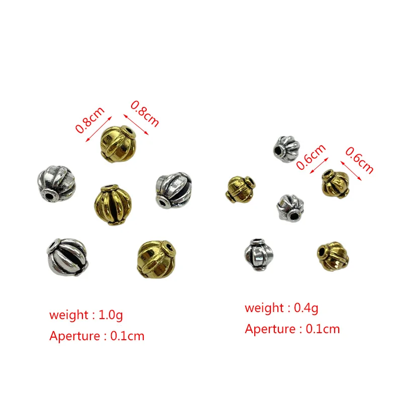 

JunKang Zinc Alloy Compass Pendant Watermelon Shaped Loose Beads DIY Jewelry Crafts Spacer Connector Accessories