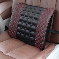 Car Lumbar Support Pillow 12V Electric Massage Lumbar Pillow Car Seat Back Relaxation Waist Support Cushion Pillow