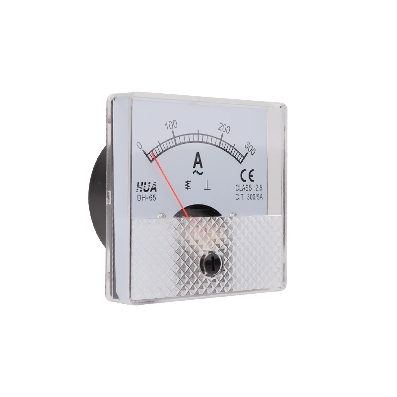 DH-65 AC التناظرية مقياس التيار الكهربائي لوحة size65 * 65 1A2A3A5A10A15A20A30A50A 30/5 50/5 100/5 الخ مصنع البيع المباشر ، كاملة specations