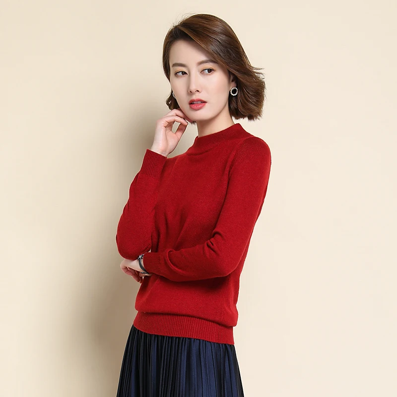 Autumn Winter new sweater women turtleneck cashmere sweater knitted pullover women sweter fashion sweaters 2022 tops