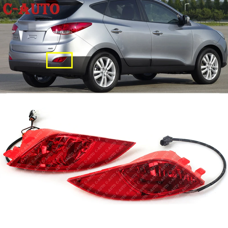 Car For Hyundai IX35 2010 2011 2012 2013 2014 2015 Rear Bumper Brake Light Tail Light Stop Lamp Fog Light With BUlb 92405-2Z300