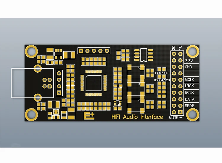 SA9227 HIF fever I audio USB decoder kit DAC daughter card expansion card with Italian interface size