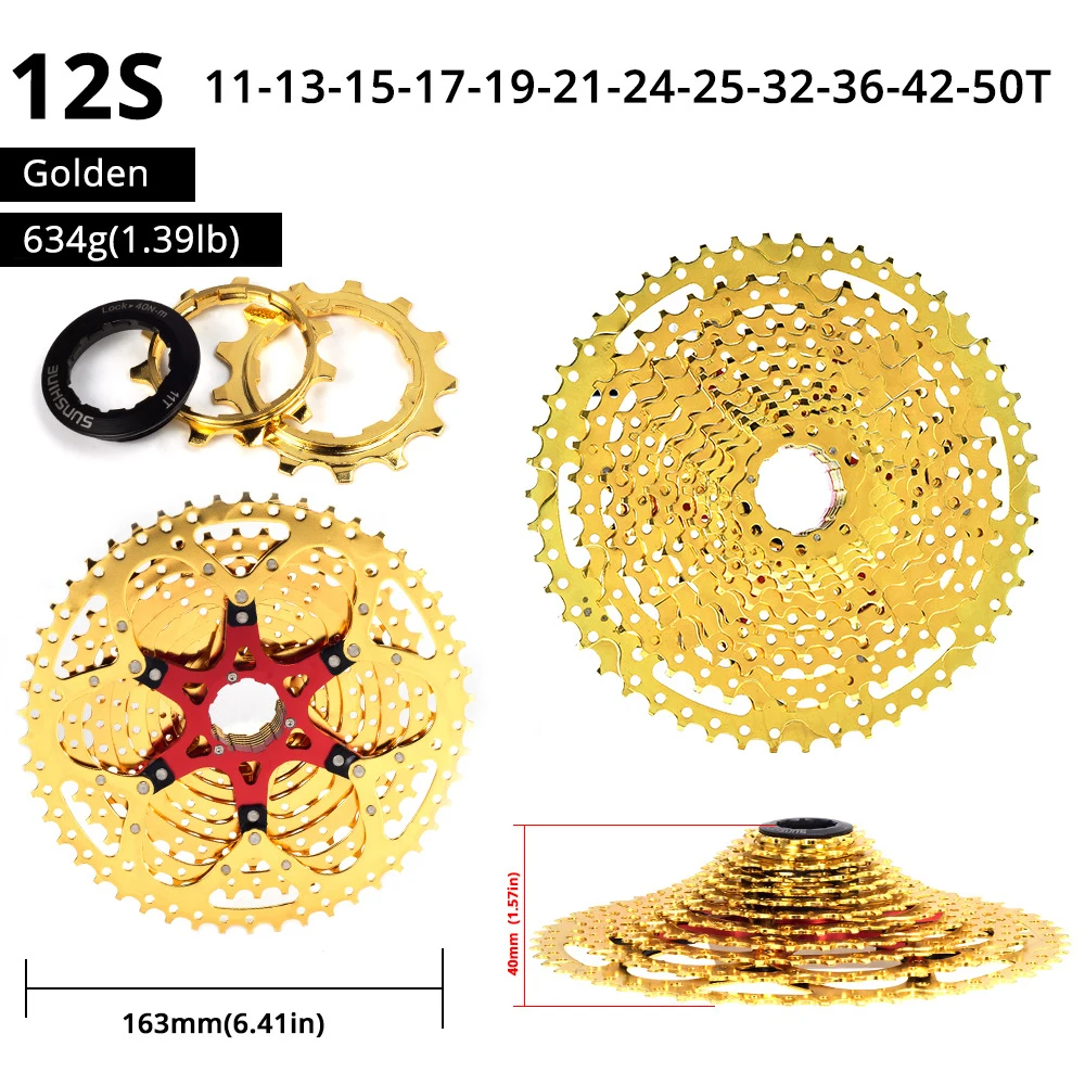 Cassete k7 9v 10v 11v 12v 11x32/36/40/42/50T Flywheel Kaseta Cassette Casete Speed Freewheel Bicycle Mountain Bike Sprocket