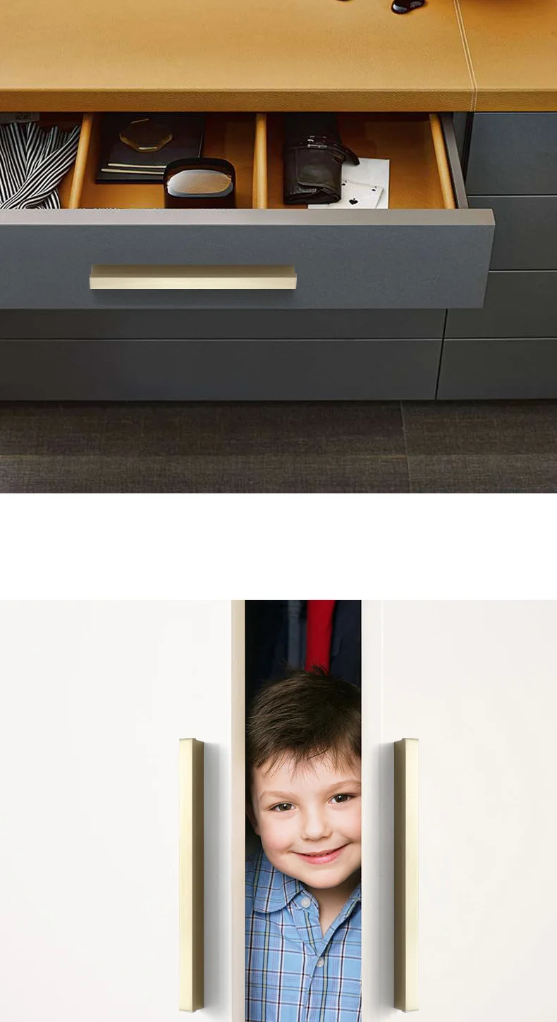 WV Lange Schrank Griffe Gebürstet Gold T Bar Aluminium 1200mm Möbel Griffe Küche Schrank Zieht Schublade Knöpfe PenHardware 287 – Detail 7