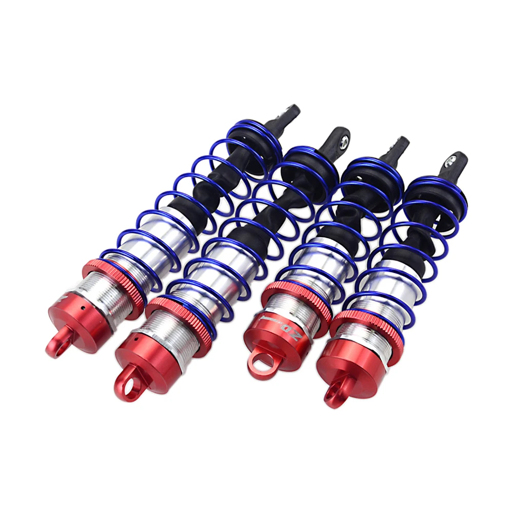 4Pcs Shock Absorber 120mm Front 140mm Rear Metal Damper Suspension for HPI TROPHY FLUX 107016 1/8 RC Racing Car Truggy ZD Racing