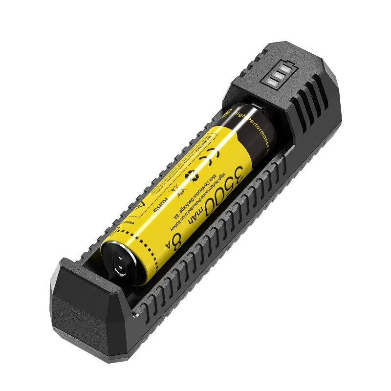 الأصلي NITECORE UI1 المحمولة USB ليثيوم أيون شاحن بطارية تيار مستمر 5 فولت/1A 5 واط ليثيوم أيون/IMR 21700 بطارية شاحن متوافق ل 3.7 فولت