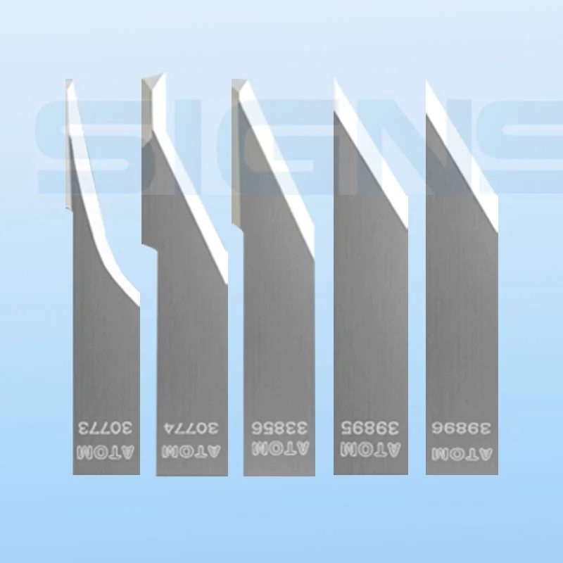 5pcs Atom Knife Slitting Blade ATOM 01039999 30773 30774 30782 33375 33856 33925 39896 39899 39999 40073 46251 46253 47659 49409