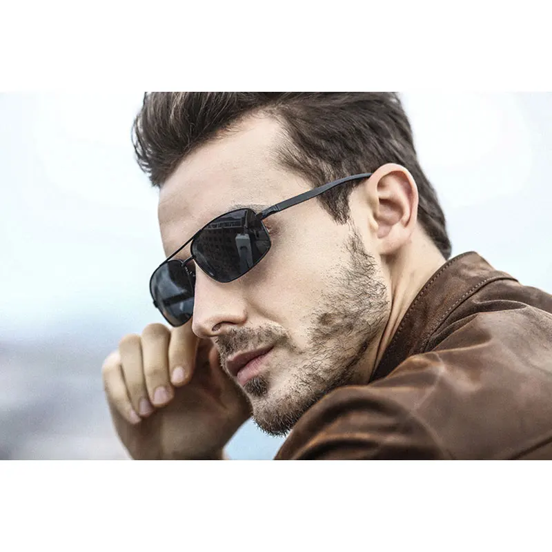 Reven Jate 2458 okulary męskie polaryzacyjne UV400 Polarize Man Sunwear ochrona przed silnym światłem słonecznym