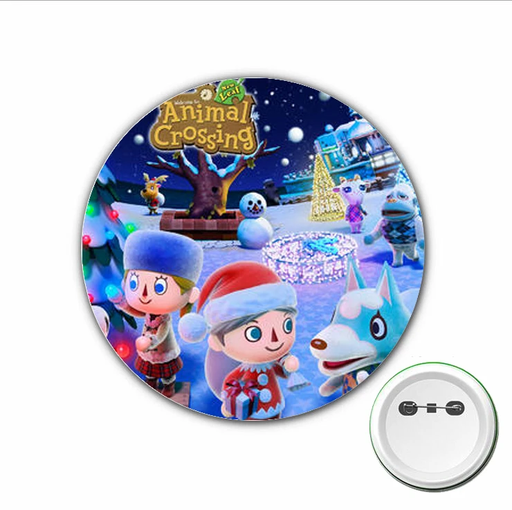 Danemark ge de Cosplay Animal Crossing, Broche Mignonne de Dessin Animé Japonais, pour Sacs à Dos, Danemark ges, lèvent, Accessoires de Vêtements, 3 Pièces