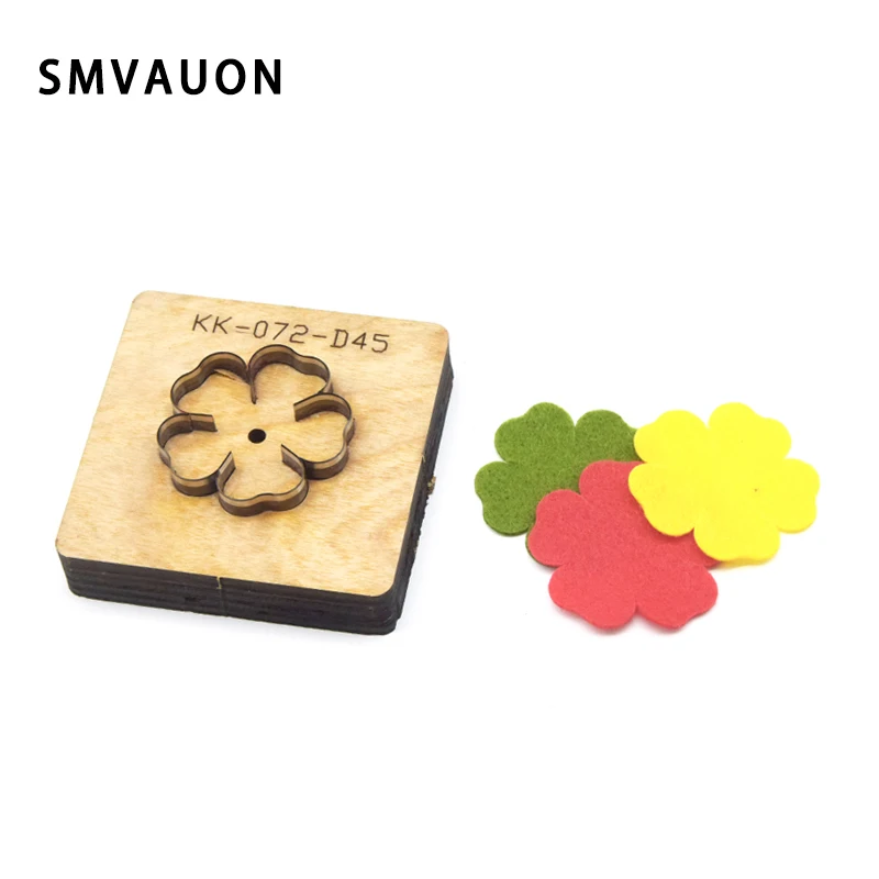 Leather Die Cutter, Flower Mold, DIY Handmade Wood Cuts, Dis Laser Mold, 40-70mm