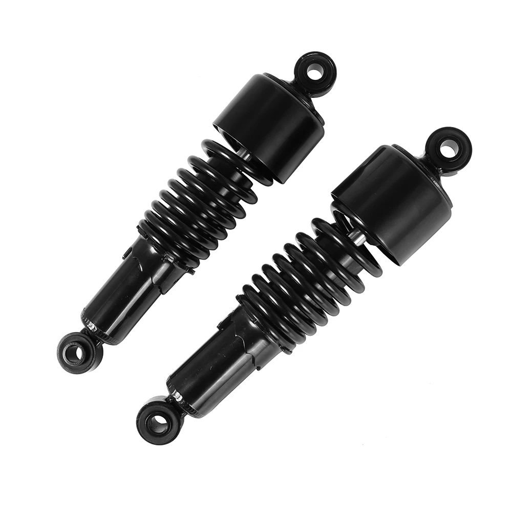 Black 267mm Rear Shock Absorbers Motorcycle Adjustable Suspension Shocks Spring for Harley Sportster 883 1200 Touring Road King