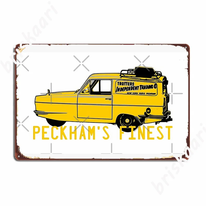 Only Fools And Horses Trotters Van Peckham Del Boy Rodney Metal Sign Plaques Classic Club Bar Tin Sign Poster