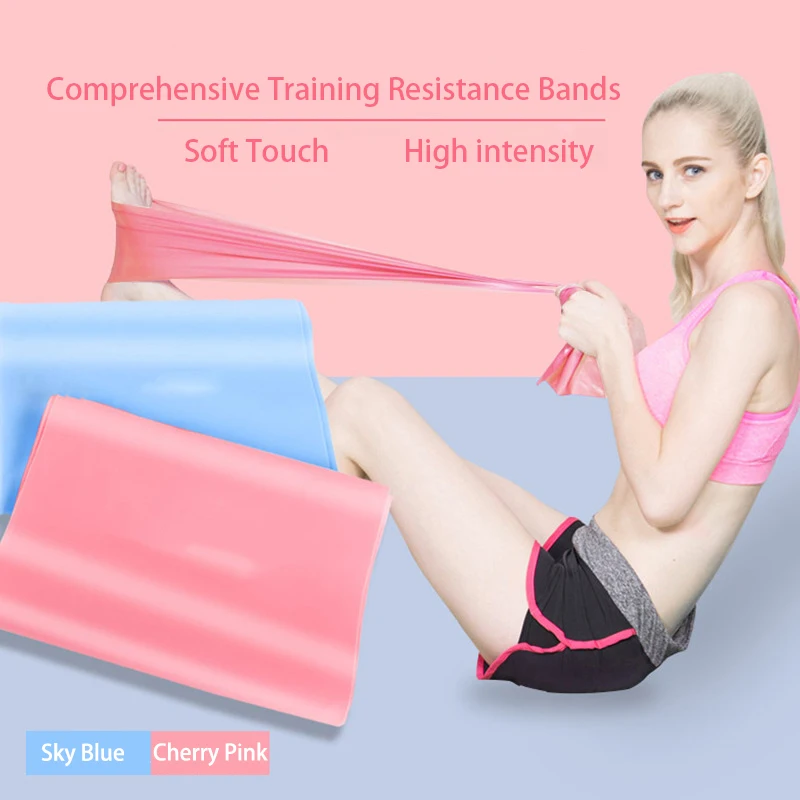 

Resistance Bands Straps Exercise Bands for Physical Therapy Strength Training Yoga Pilates Stretching Non-Latex Elastic Band