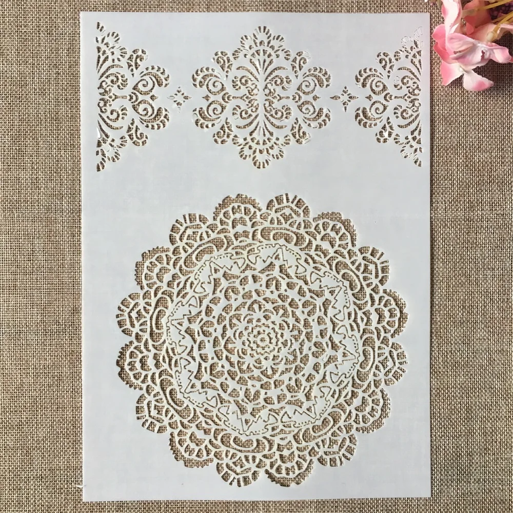 간단한 추상 만다라 | 무료 인쇄용 색칠공부 도안, image size:1000x1000