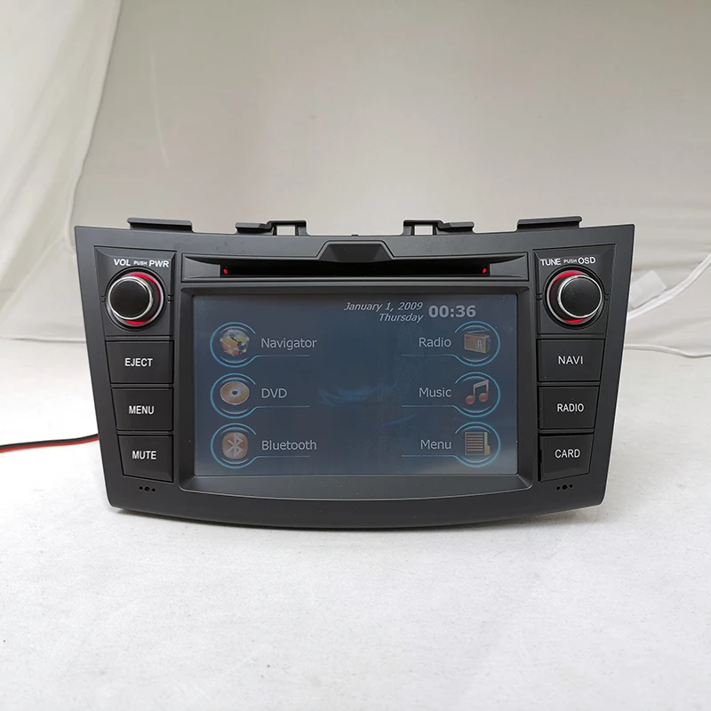 Roadrover OEM Car DVD GPS Stereo Radio RDS FM AM for Suzuki Swift 2009 iPod Bluetooth A2DP Audi Video MP3 MP4 Free Camera Map