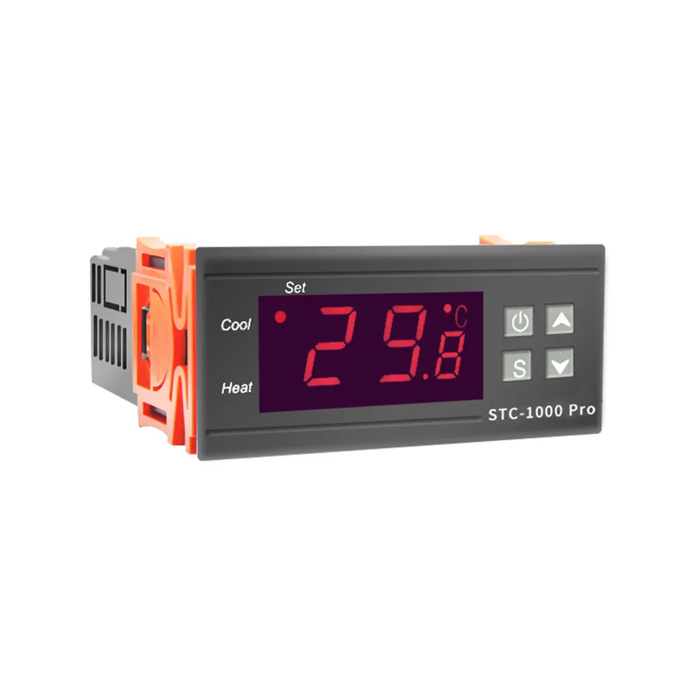 Digital Temperature Controller Thermostat Thermoregulator Incubator Relay LED 10A Heating Cooling STC-1000 Pro STC1000 110V 220V