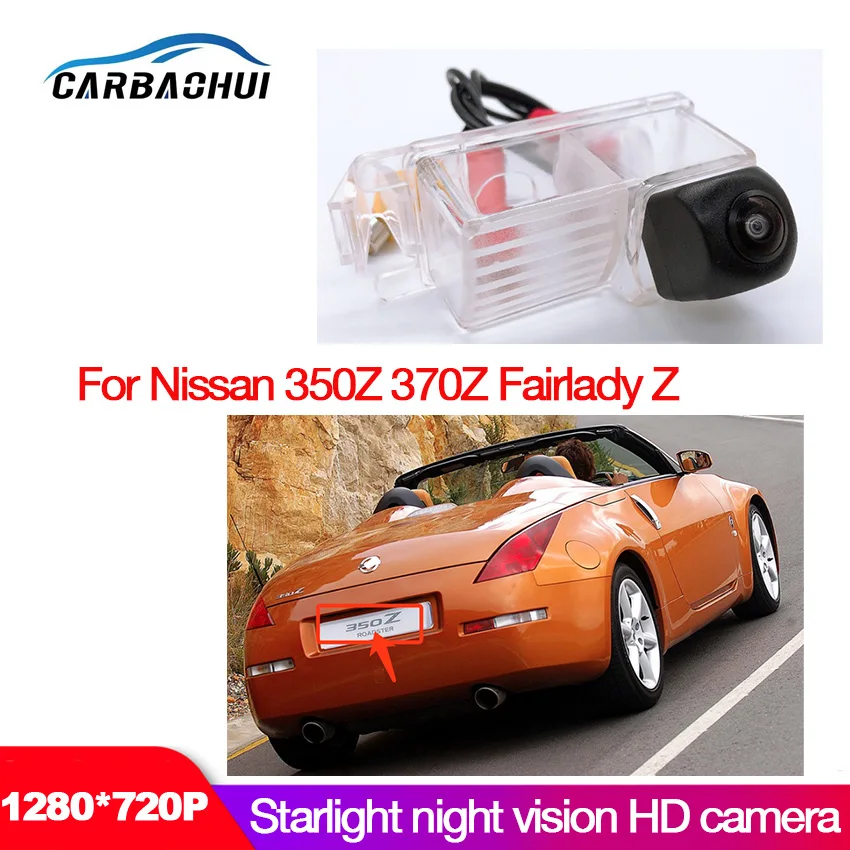 

Car camera For Nissan 350Z 370Z Fairlady Z Fairlady Car Rear View Back Up Reverse Parking Camera High quality Night vision CCD