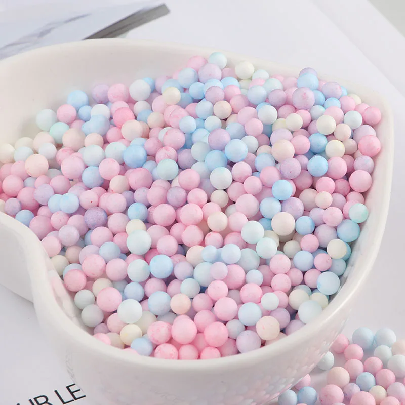 

Multi Color Foam Balls Mini Beads Polystyrene Styrofoam Filler Bubble Ball DIY Wedding Craft Christma Party Decoration 2-4/4-6mm