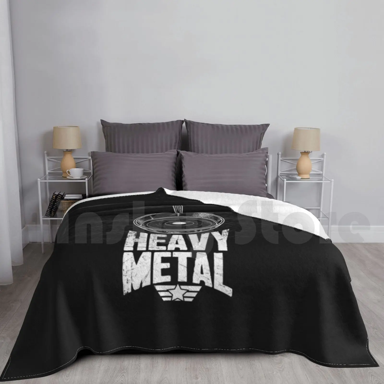 Heavy Metal Cast Iron Cookware Blanket Super Soft Warm Light Thin Iron Cookware Chef Funny Chef Chef Saying Chef Quote