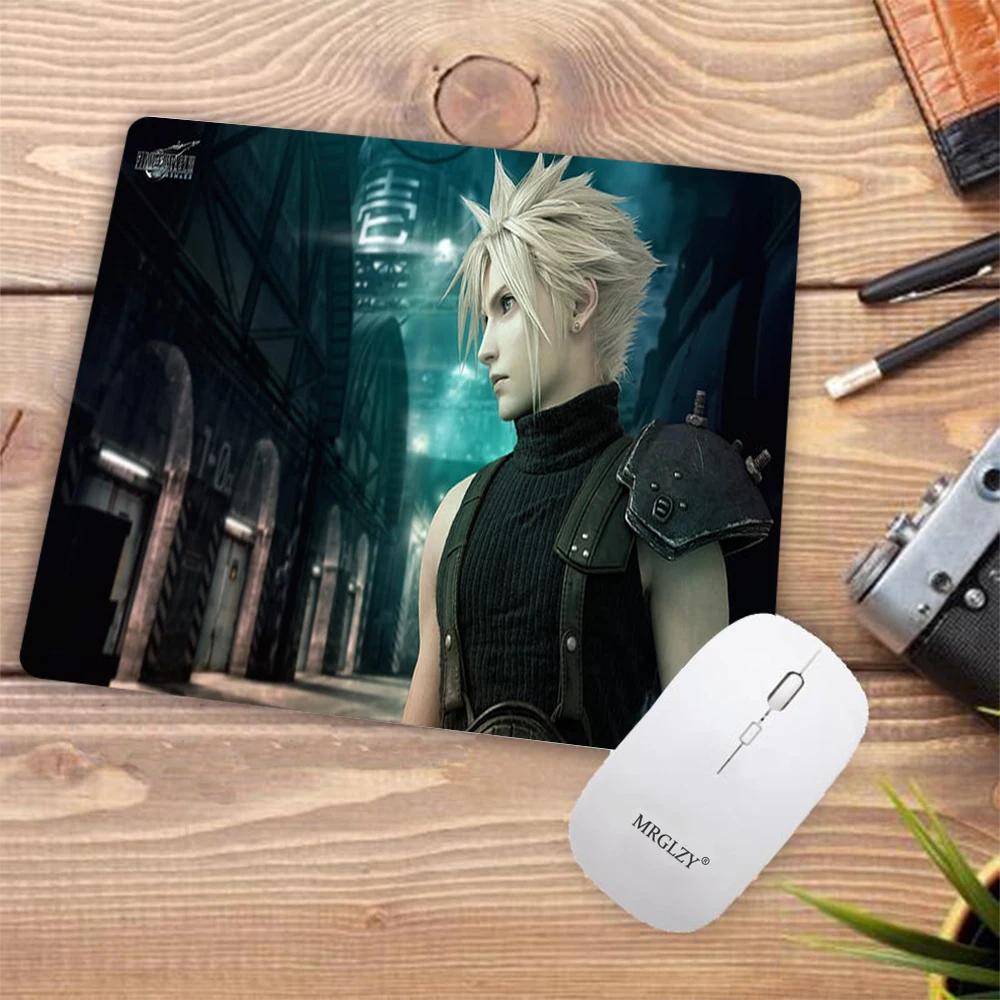 Alas Permainan Komputer Gamer Alas Mouse Aksesori Keyboard Sephiroth Final Fantasy Alas Mouse Alas Mouse Meja Karpet Kantor 25X20Cm