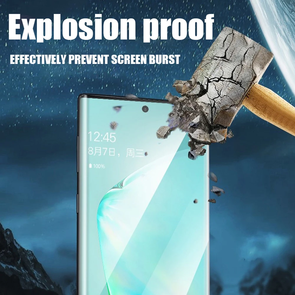 full cover for samsung galaxy s10e s10 plus lite tempered glass protective film phone screen protector on the glass smartphone