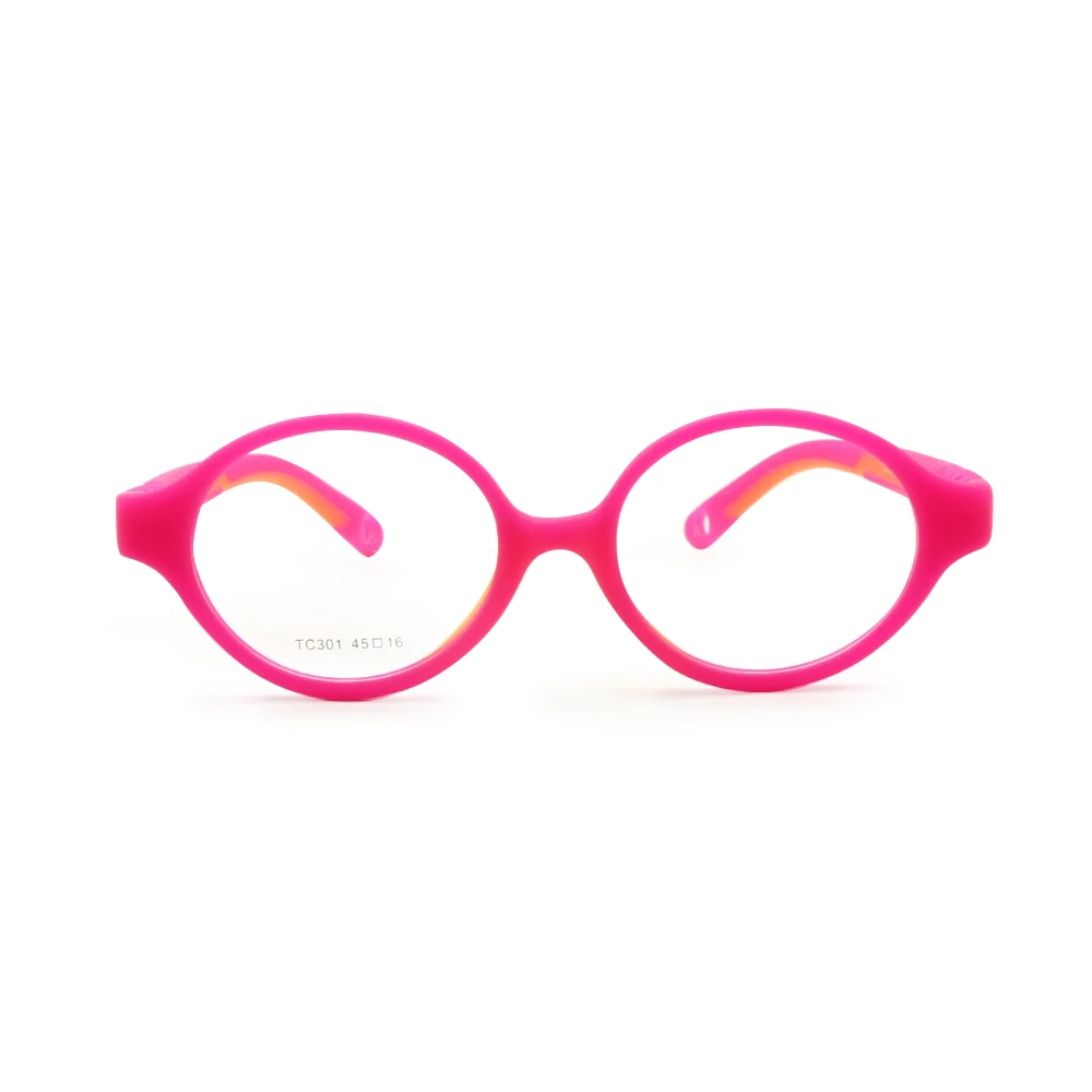 Children Optical Glasses Size 45 No Screw Bendable Kids Frame Teens Silicone Safety Flexible Boys Girls