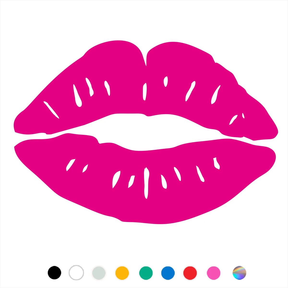 15.2x10.6cm Sexy Lip Kiss Car Sticker Funny Decal For Cars Auto Motorcycle Bumper Window Door Body JAYJOE  Vinyl Car Stickers